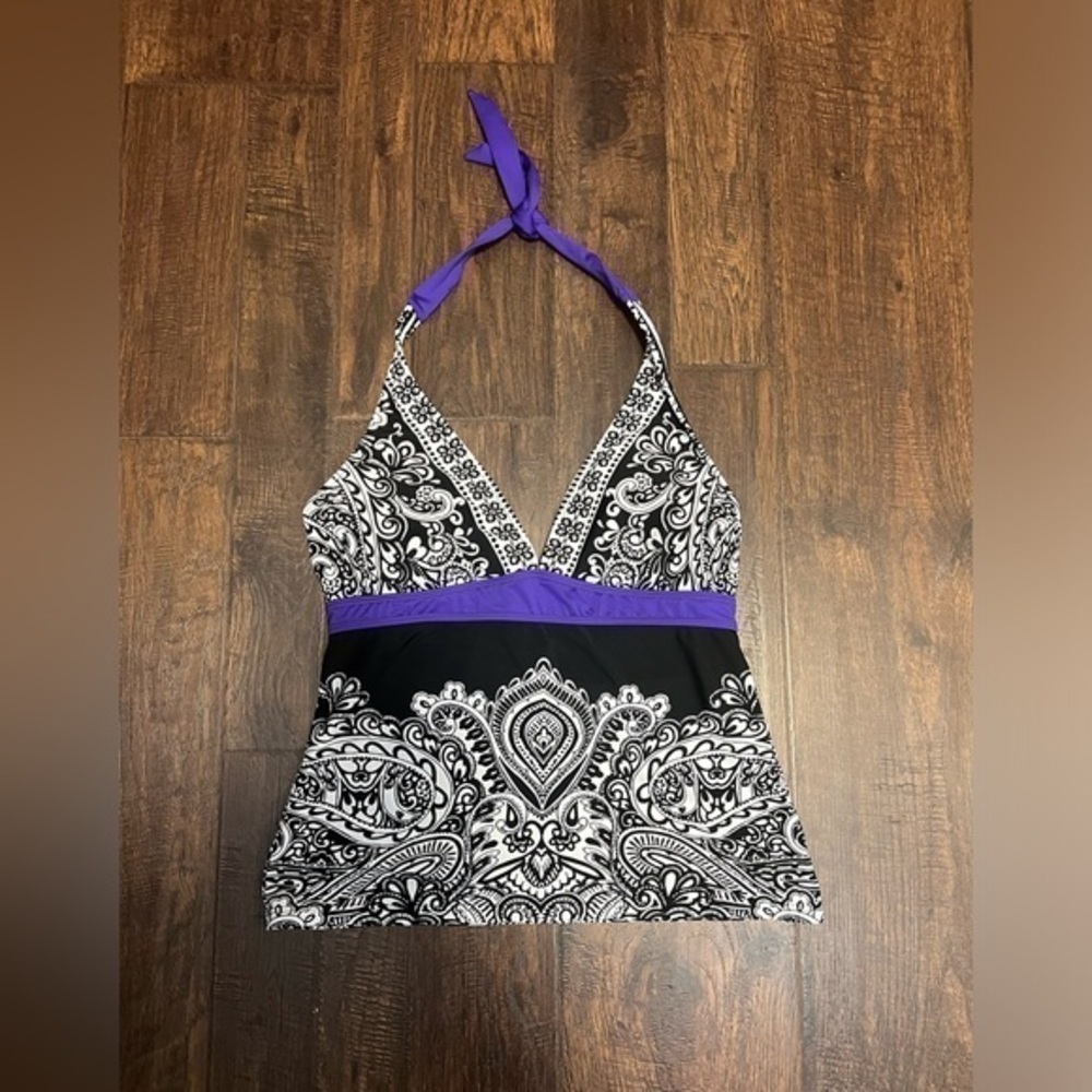 Athleta Women’s Paisley Swimsuit Top Multicolored Size Medium